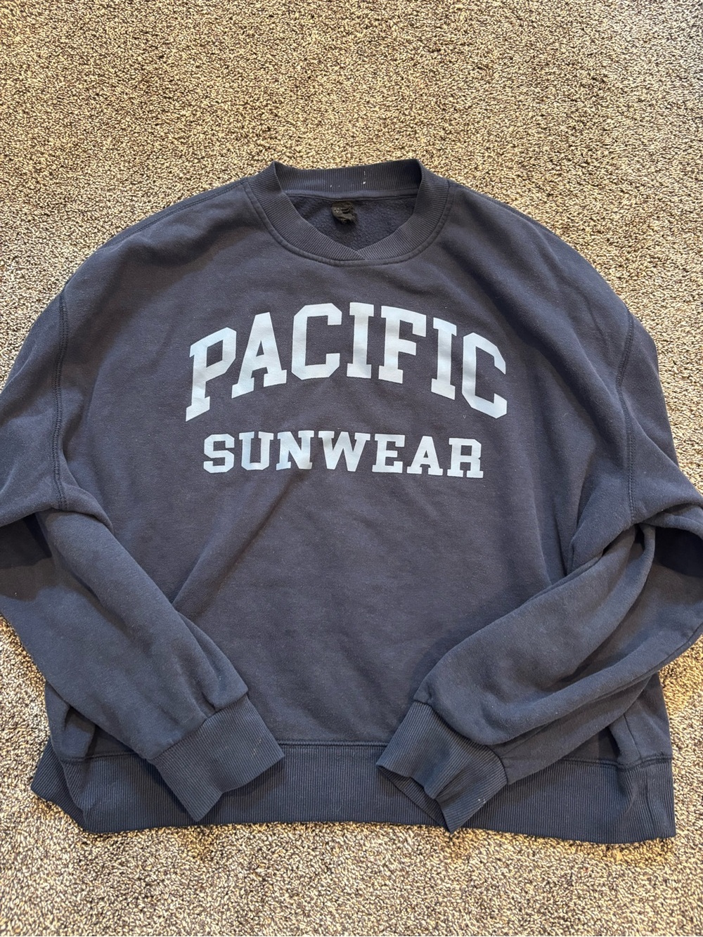 Pacific Sunwear  Navy Crewneck Sweatshirt